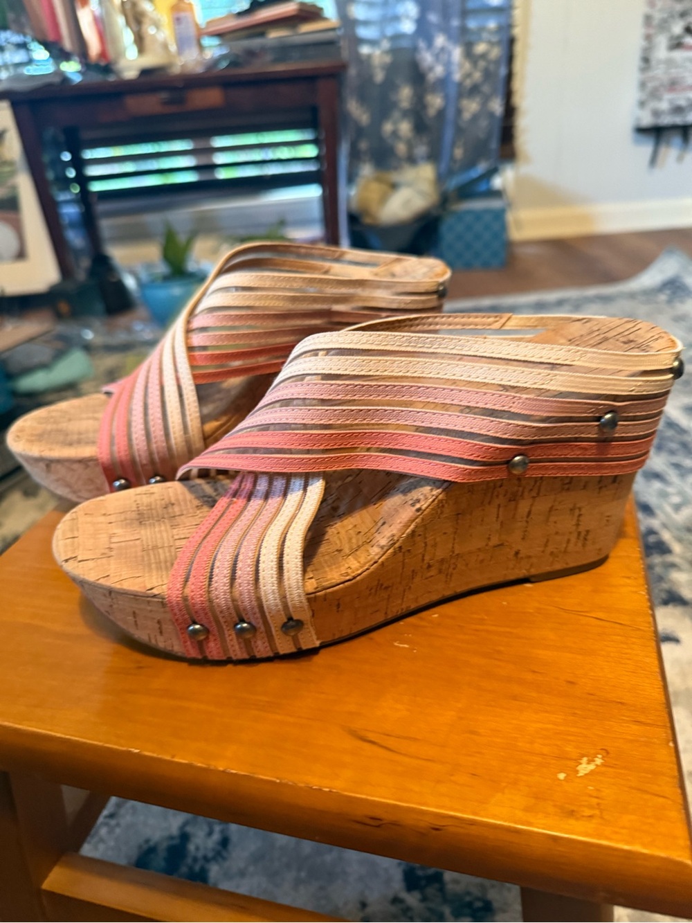 Women’s 4 inch Heel Cork Wedges - size 8M - Lucky Brand Mykayla
